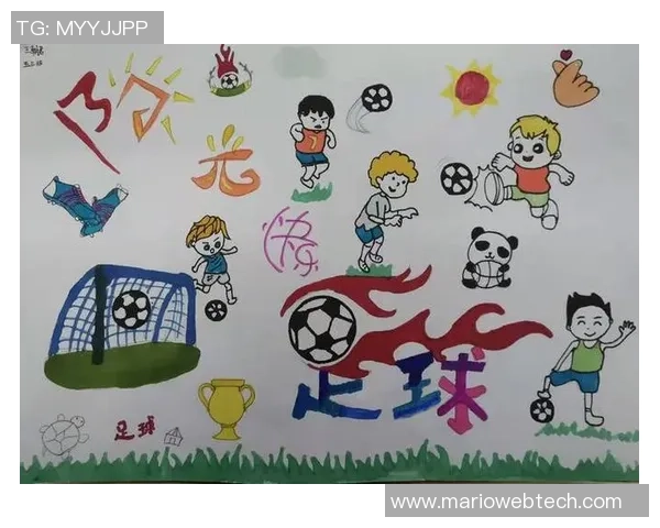 女童足球画展现青春活力与梦想追逐的美丽瞬间